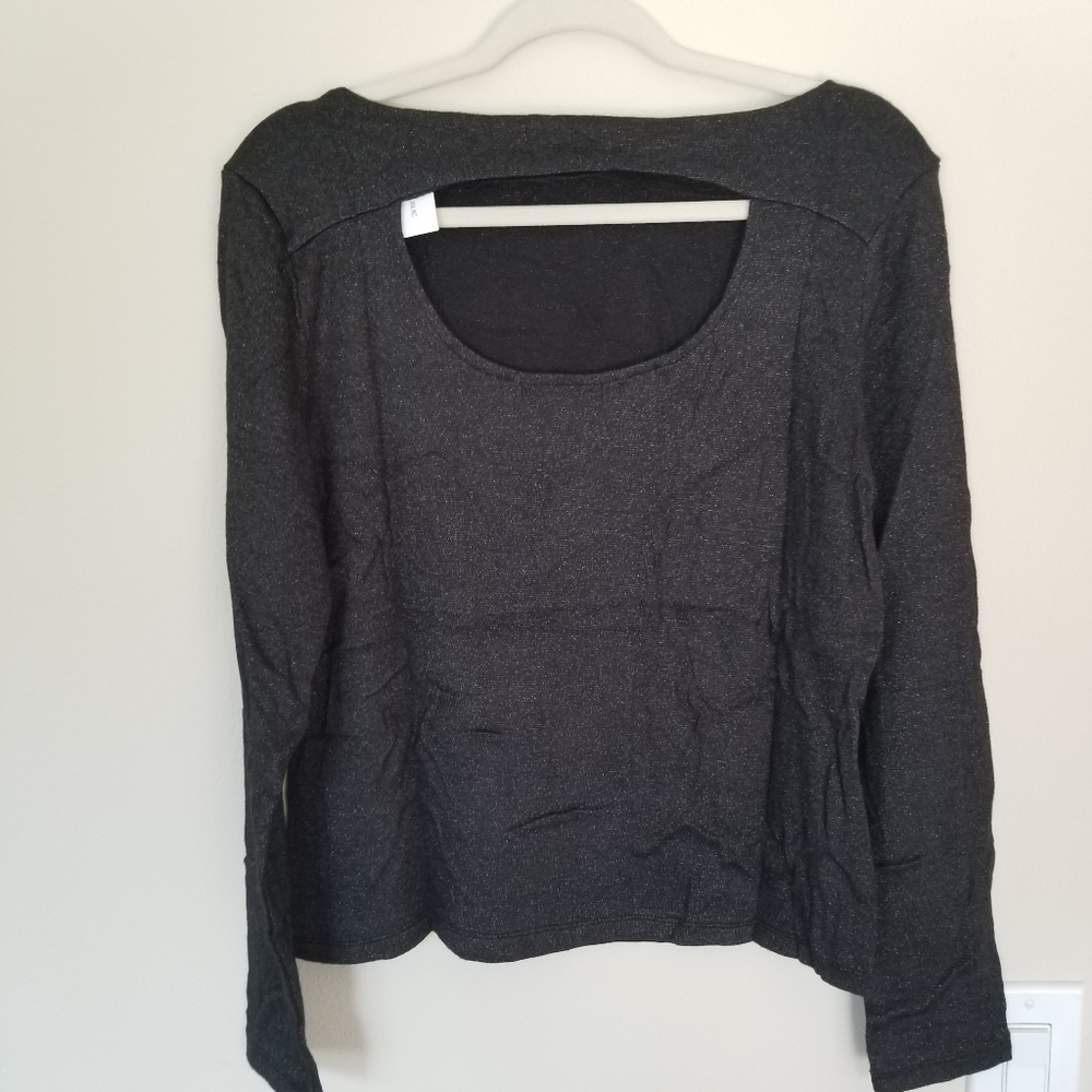 BANANA REPUBLIC KNIT LUREX TOP - Picture 6 of 15